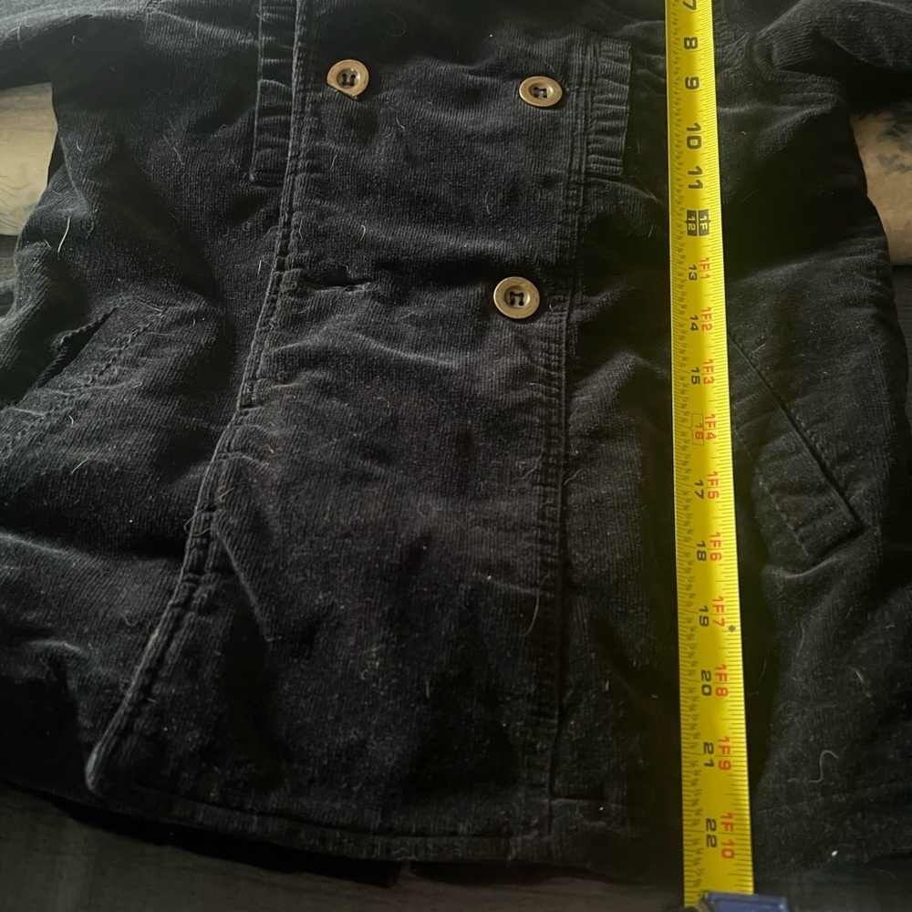 Boy's pea coat | black velvet | NOTTING HILL - Picture 6 of 7